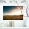 Designart - Pathway over Mountains At Sunset - Oversized Landscape Canvas Art